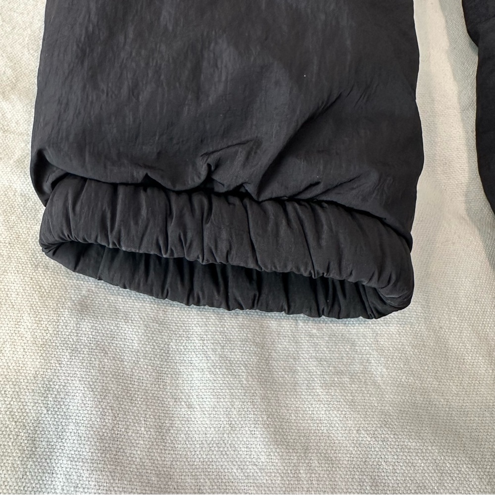 PINK Victoria's Secret Softshell Fleece Jacket Hoodie Black Winter Long Line XS - Picture 5 of 11